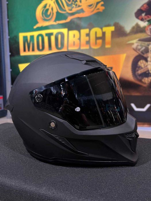 Мотошолом Шолом NOX Goliath Black Matt