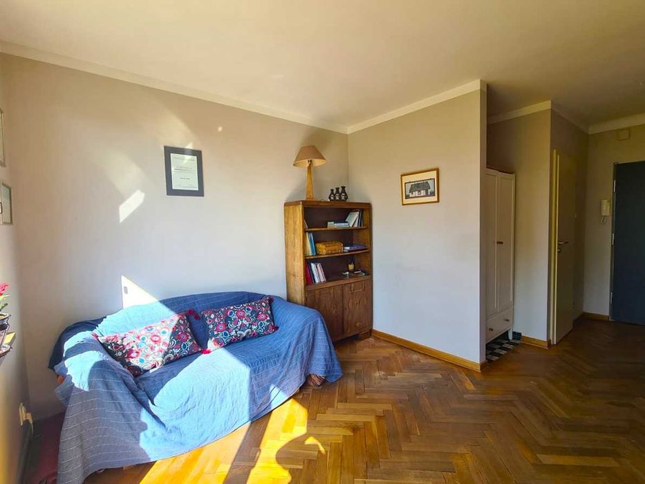 Chocimska, SGH, kameralna garsoniera, WIDOK, winda, balkon, słonecznie