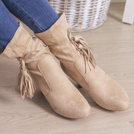 Botki beige rozmiar 38 nowe