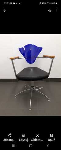 Krzesło, fotel kŕęcony, podnoszony, jak nowy