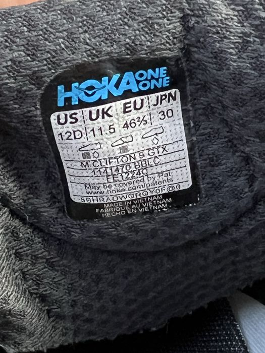 Кроссовки Hoka Clifton 9 Gore-Tex Розмір 46.5 Original Взуття