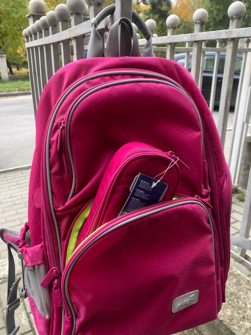Рюкзак шкільний для дівчинки 8-12 років Кайт з пеналом
