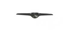 Listwa maski atrapy Skoda Fabia 2 II 07-10 czarna BLACK