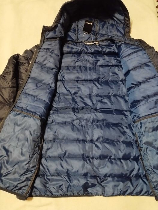 Мужская теплая лёгкая водонепроницаемая стёганая куртка