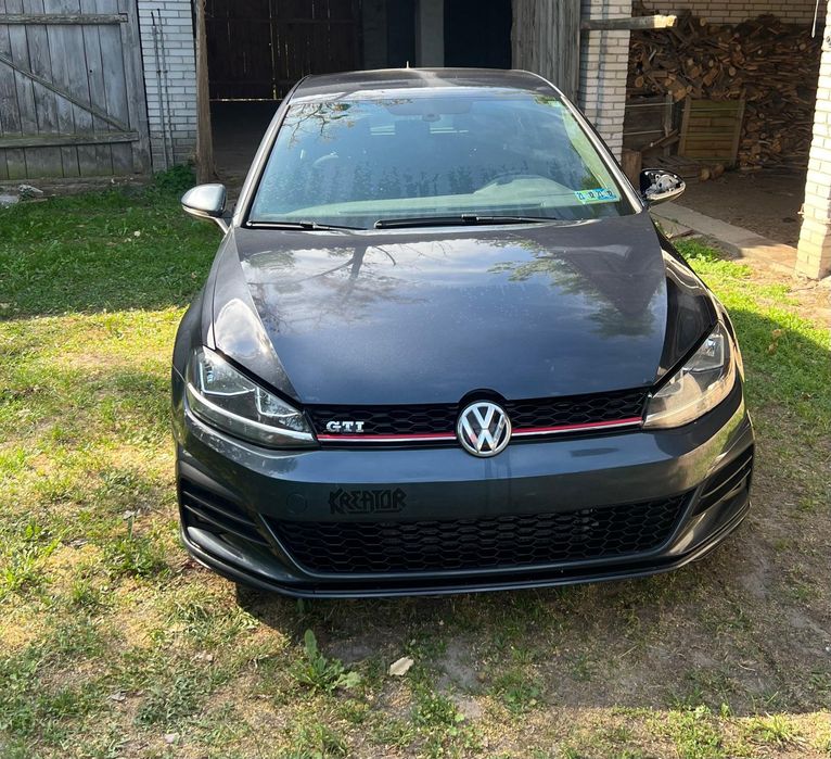 Golf VII GTI lift 2.0 TFSI LD5G zderzak klapa ćwiartka airbag konsola