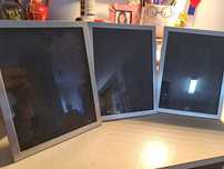 3 Molduras prateado 15/20