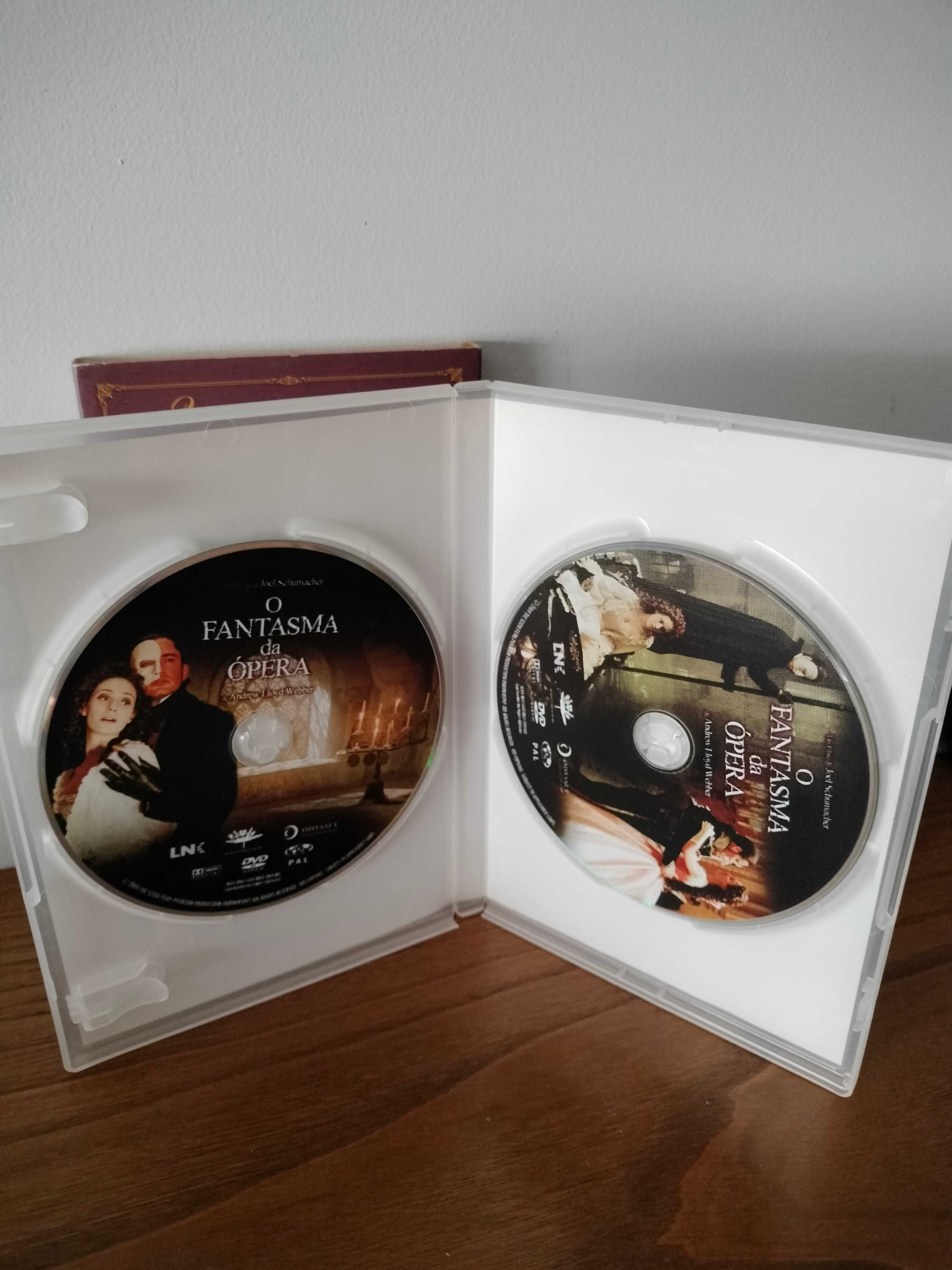 Filme DVD: O Fantasma da Ópera - The Phantom of the Opera (Slipcase)