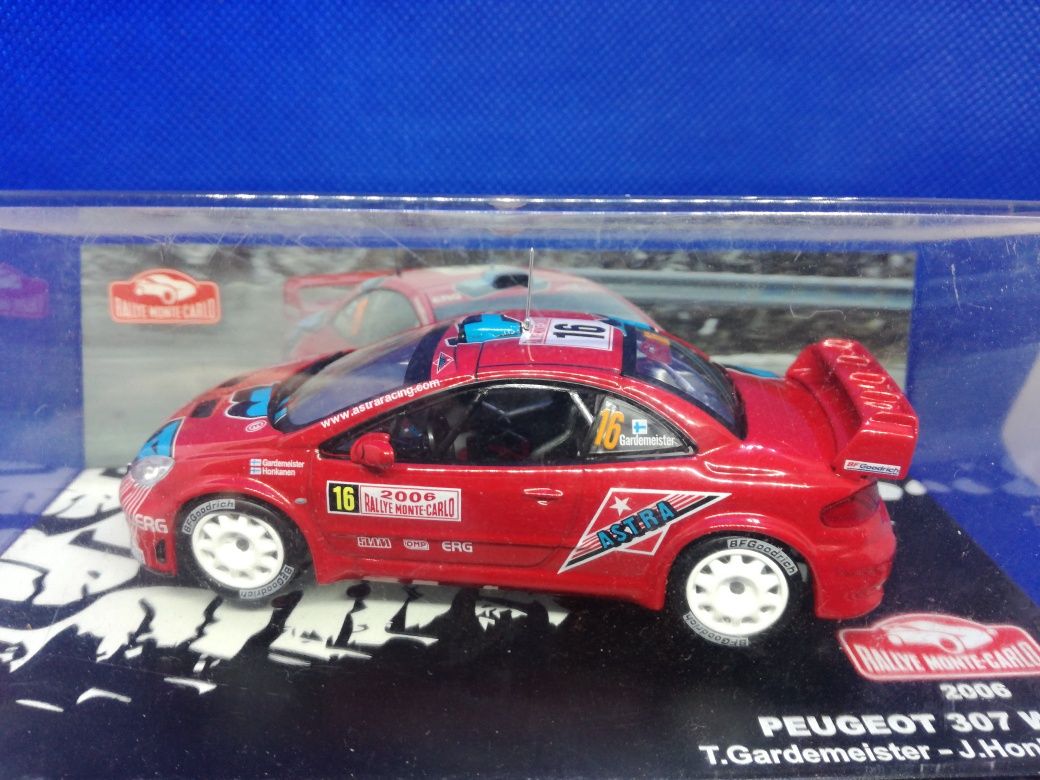 N.50 Miniaturas 1/43 Peugeot de Rally em estado novo