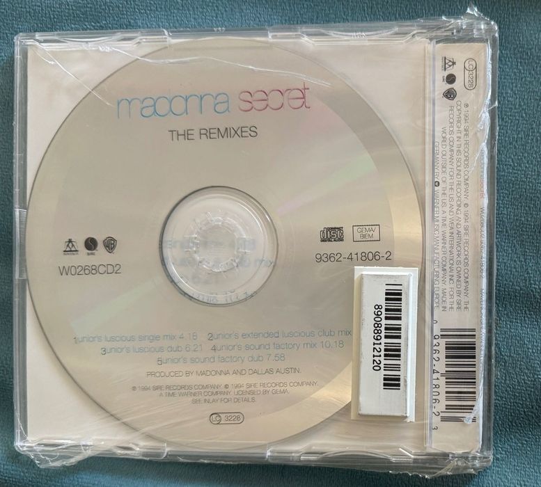 Madonna varios itens (cd single)