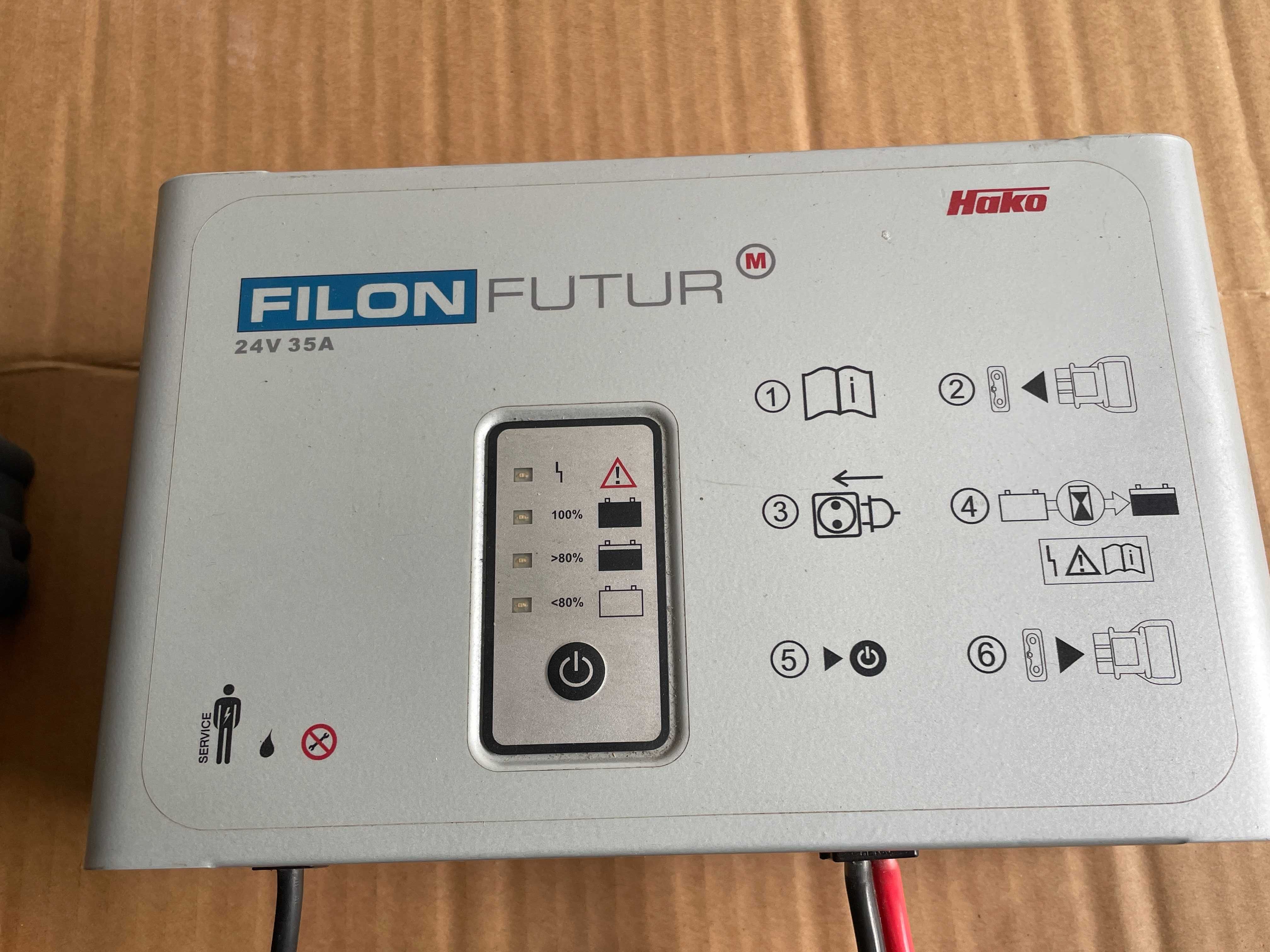 Prostownik, ładowarka Filon Hako 24V, 35A