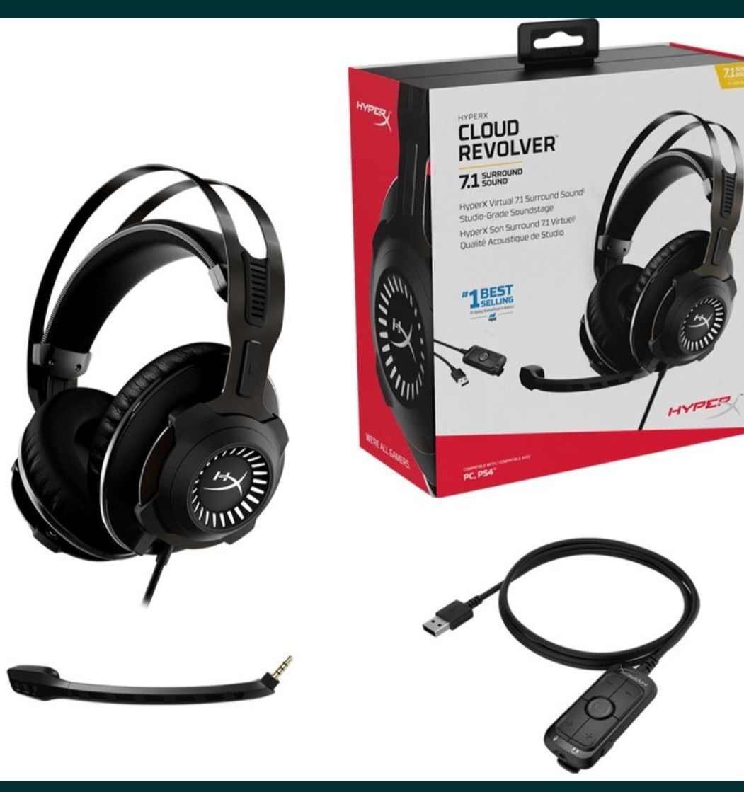Нові навушники HyperX Cloud Revolver 7.1