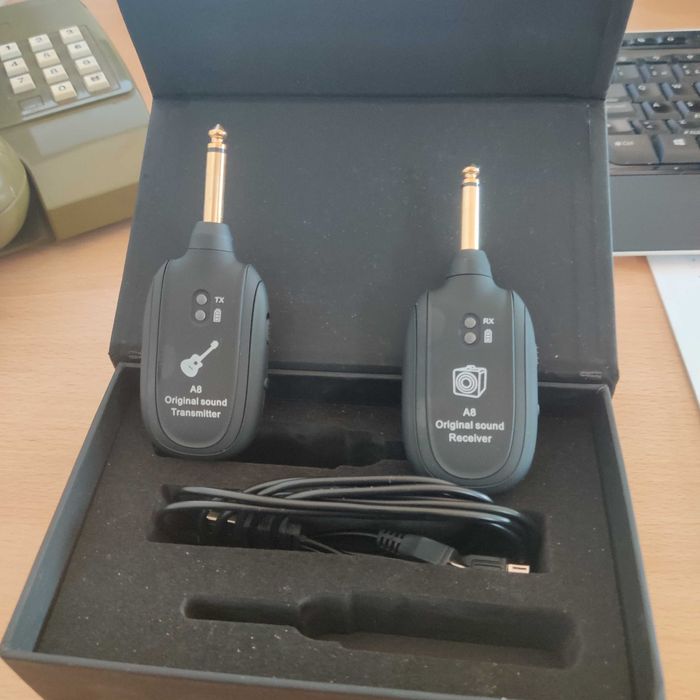 Sistema de ligação sem fios para qualquer tipo Guitarra  - Legibao A8