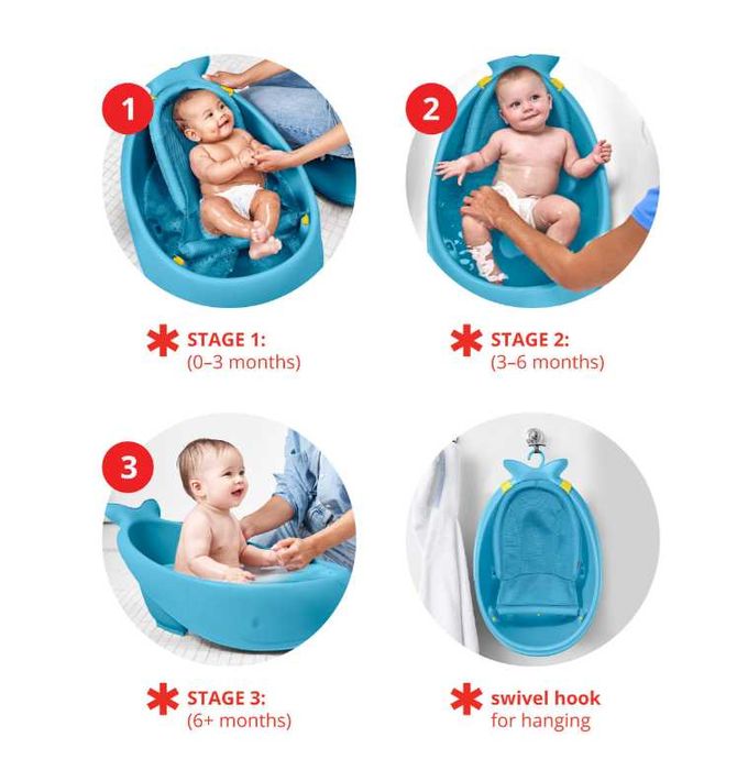 Banheira bebe 3 estagios