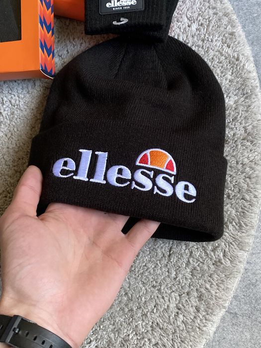 Шапка та рукавиці Ellesse оригінал нові чоловічі зимові набір комплект