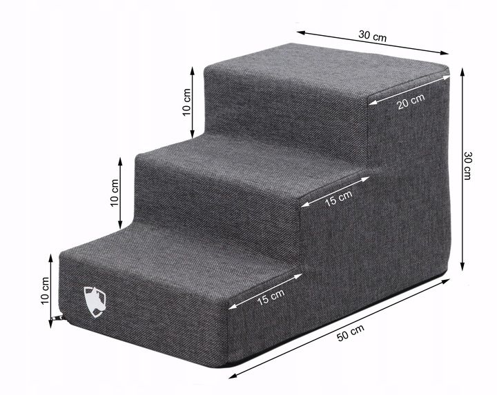 Schodki, Schody Dla Psa Lub Kota 3 Stopnie - 30 Cm