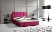 Pikowane łóżko AMARANT 180 x 200 + materac. Kolory!! HIT