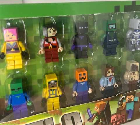Zestaw figurek Minecraft 20 szt ludziki klocki MyWorld World my