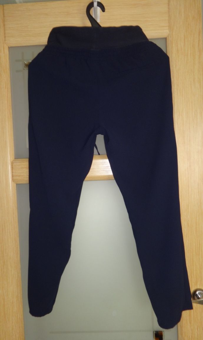 H&M Кэжуал лёгкие синие штаны брюки для беременных M 44 46 27/28
