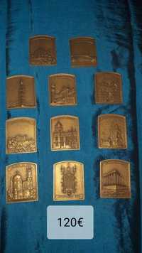 Medalhas bronze monumentos