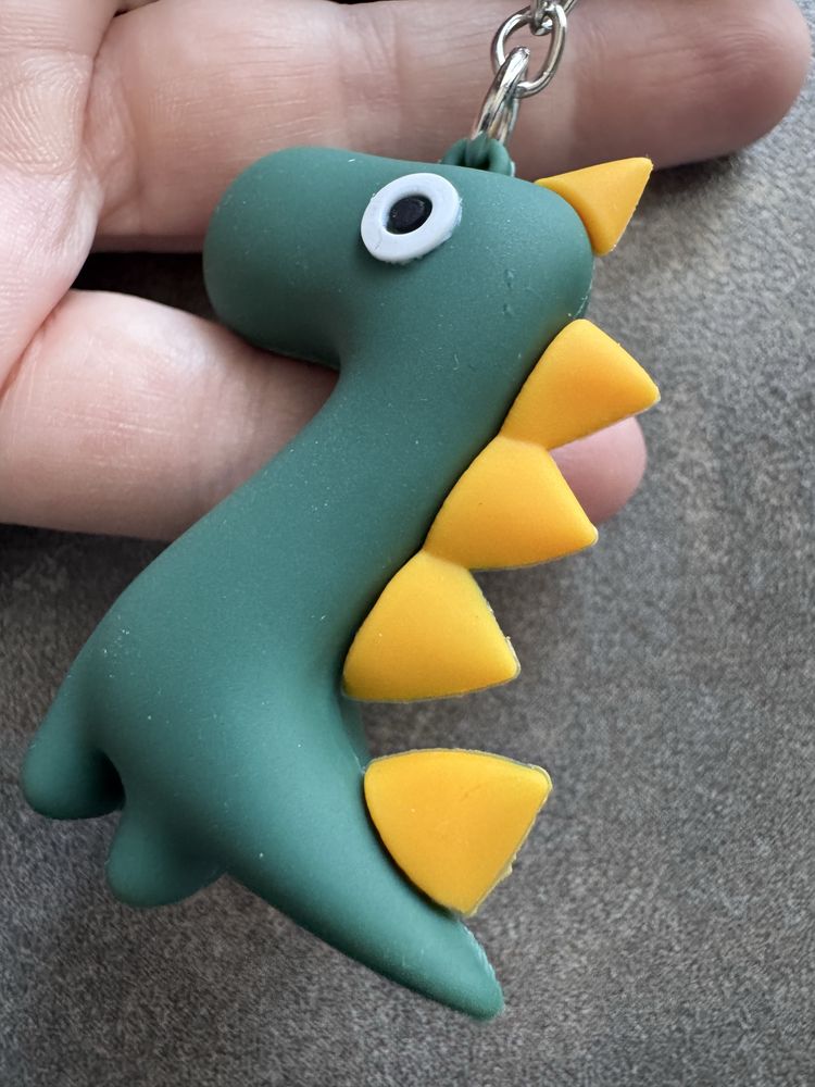Breloczek dinozaur zielony dinuś nowy zabawka zawieszka ozdoba T-Rex