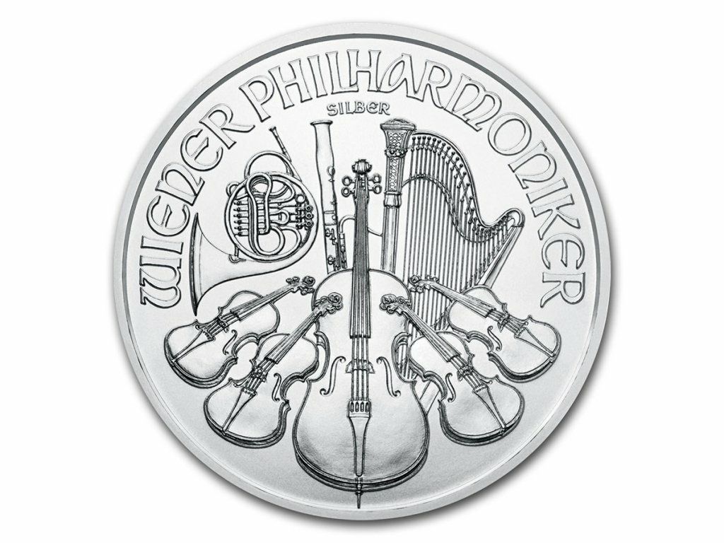 Срібна інвестиційнп монета Австрії з СЕРТИФІКАТОМ АУНТИЧНОСТІ