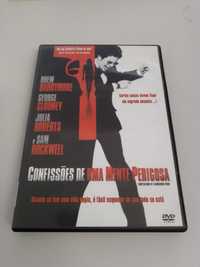DVD Confissões de uma Mente Perigosa Filme George Clooney Clark Sam Ro
