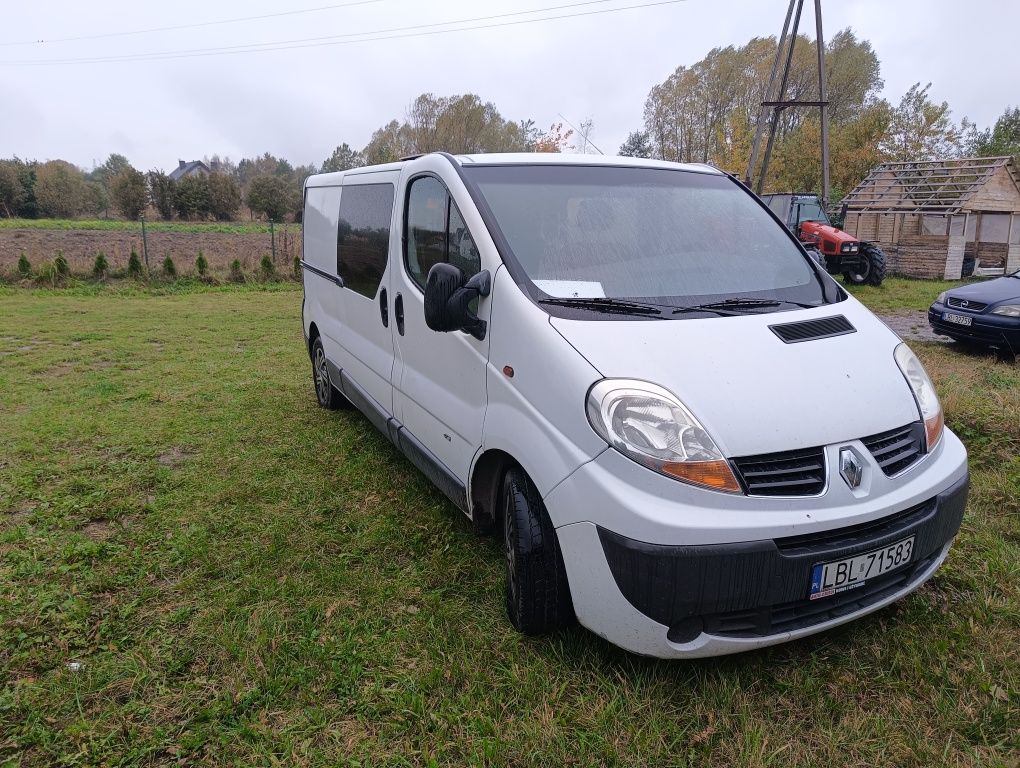 Renault Trafic 2.0dci 6.osob. Brygadówka Long Klima