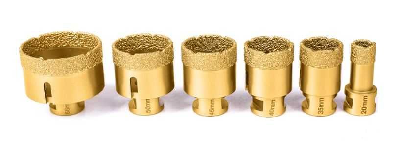 Zestaw 6 otwornic diamentowych M14 w walizce 	STEEIRO