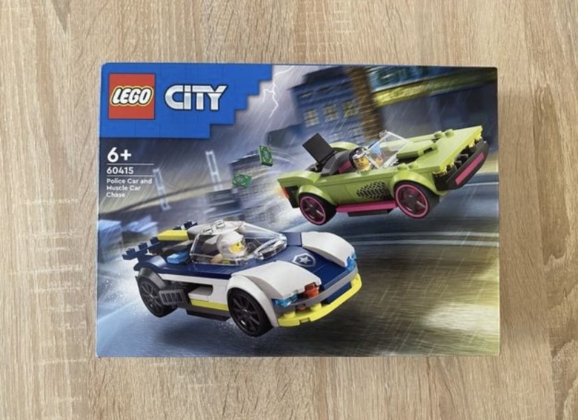 Nowe LEGO City - Pościg radiowozu za muscle carem 60415 Okazja