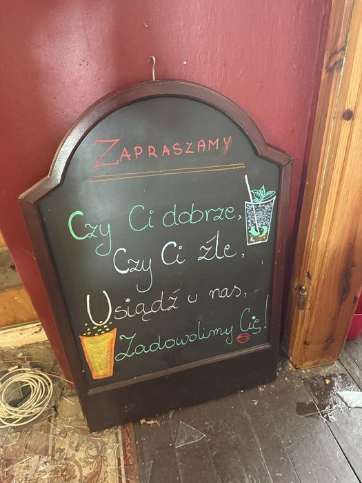 Drewniana rama reklamowa