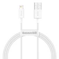 Kabel USB do Apple Lightning 8-pin 2,4A Fast Charging 1 metr - biały