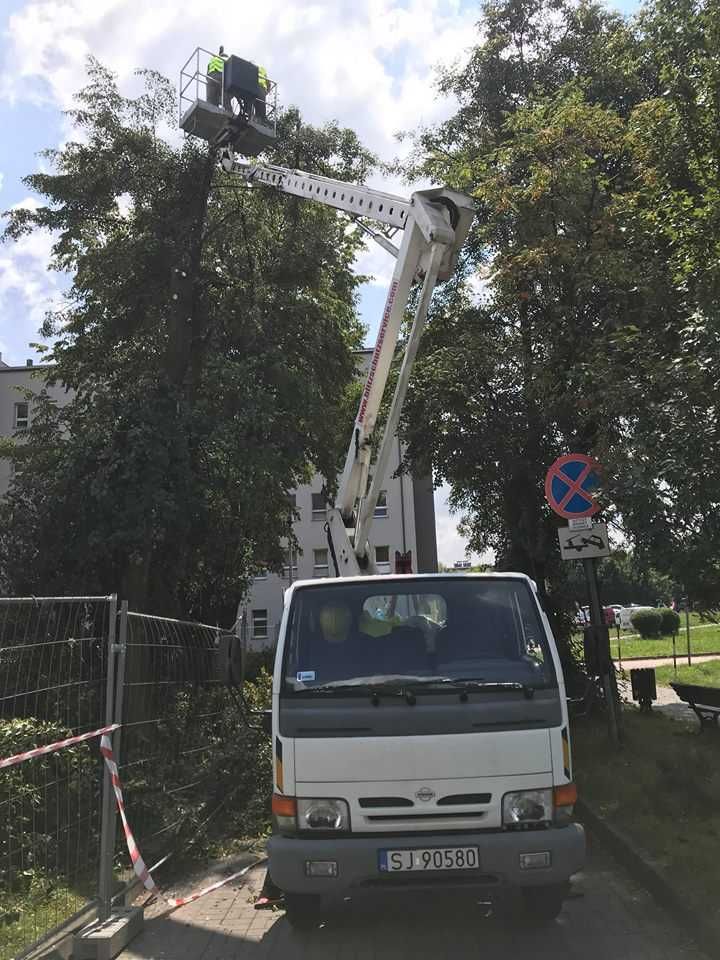 Wynajem podnośników koszowych do 40 metrów, zwyżki wynajem, zwyżka