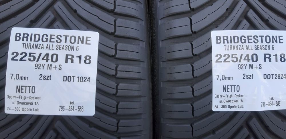 Opony Bridgestone 225 40 R18