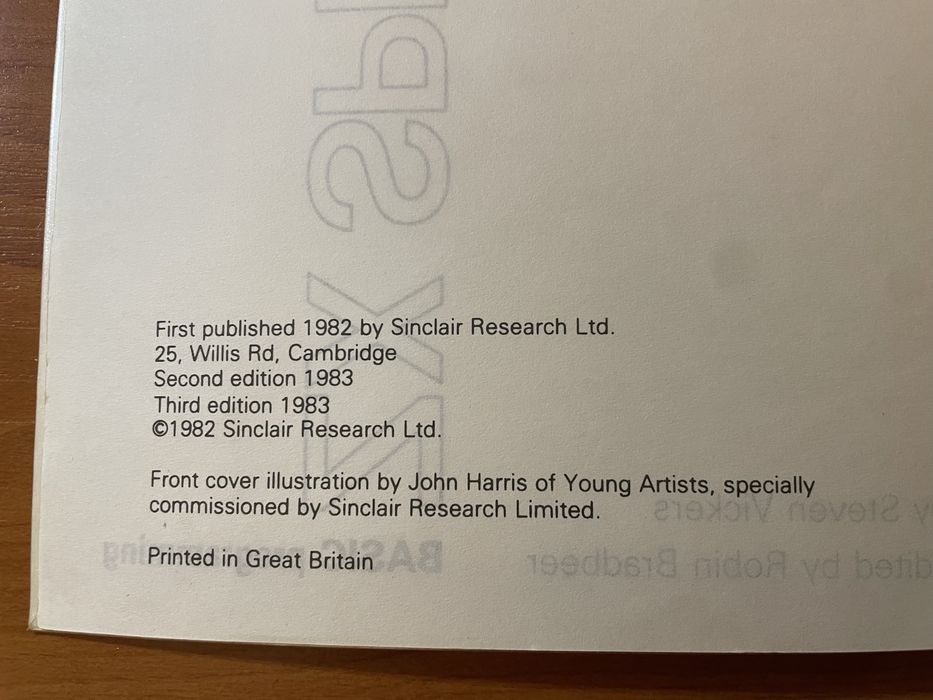 Livro original ZX Spectrum