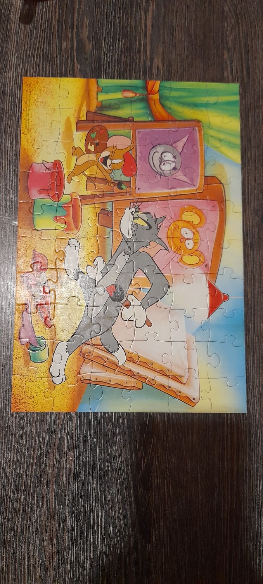 Puzzle 60 Blaze Tom&Jerry Power Rangers