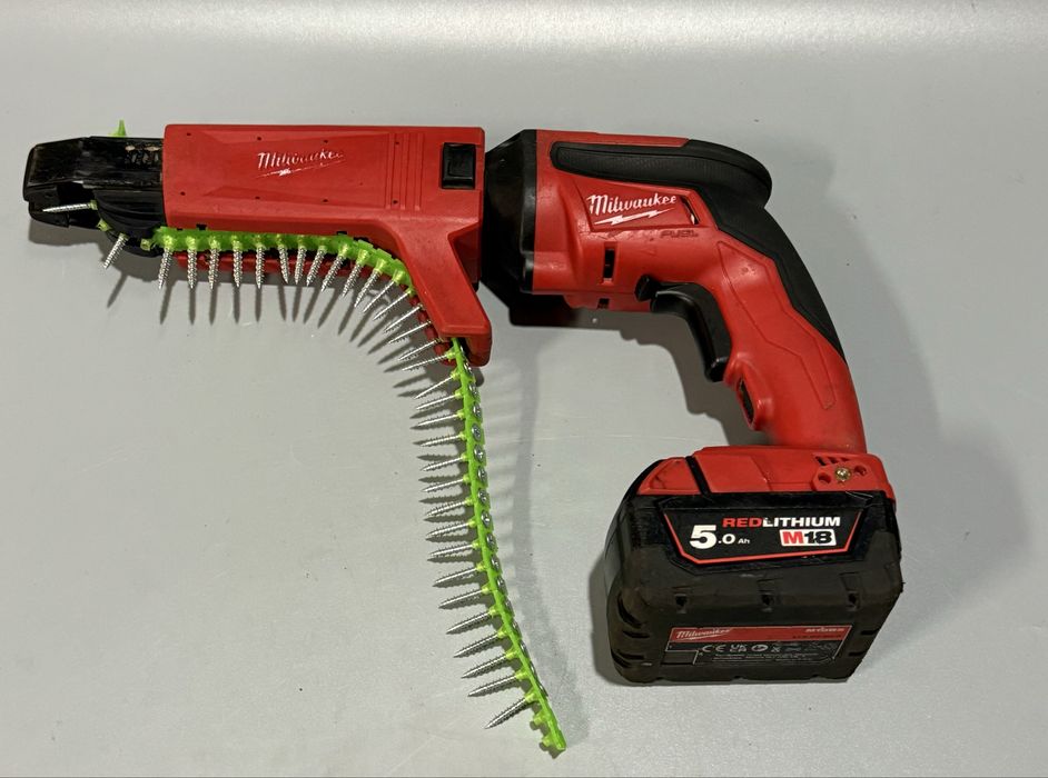 Milwaukee M18 FSG + CA55 – wkrętarka do karton gipsu, zadbana Polecam