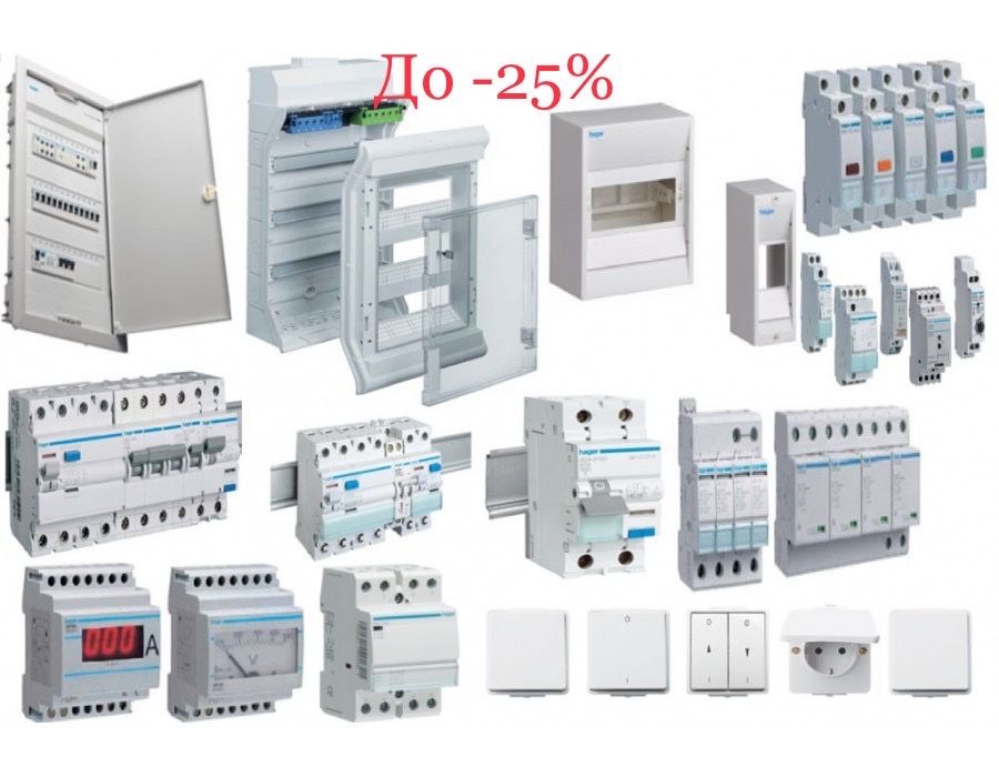 Автомати Реле Перемикачі Щит Бокс Hager ABB ETI Shneider IEK Zubr