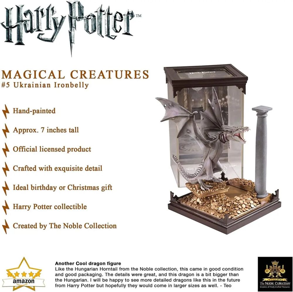 Noble Collection Harry Potter Magical Creatures – Ukrainian Ironbelly