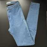 Spodnie jeansowe jegging skinny z wysokim stanem Bershka