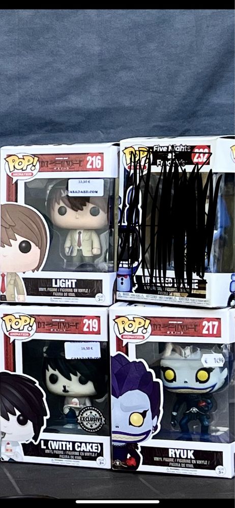 Funko Pops Death Note(RARAS)