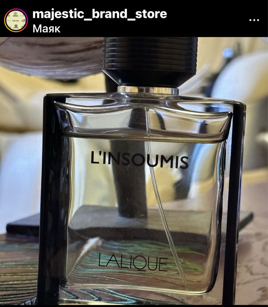 Туалетная вода Lalique L’Insoumis. Оригинал. Франция.