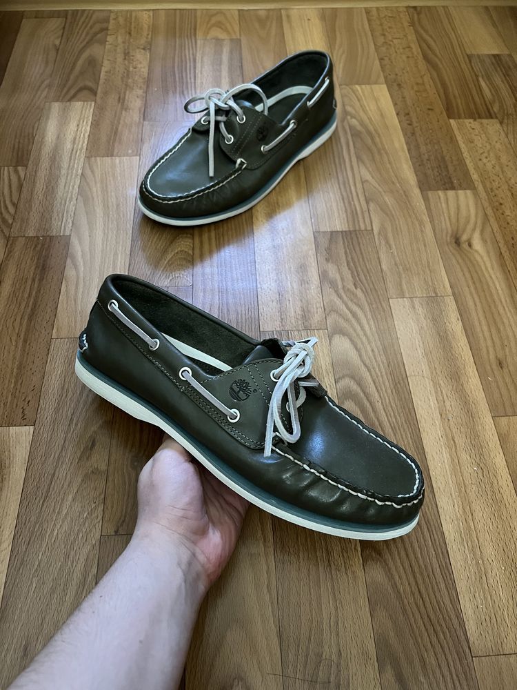 Чоловічі шкіряні топсайдери Timberland