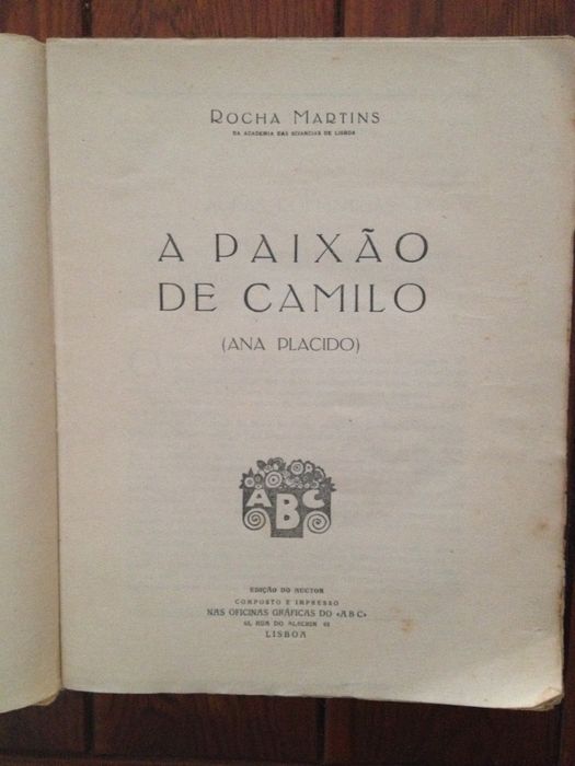 Rocha Martins - A paixão de Camilo (Ana Plácido)