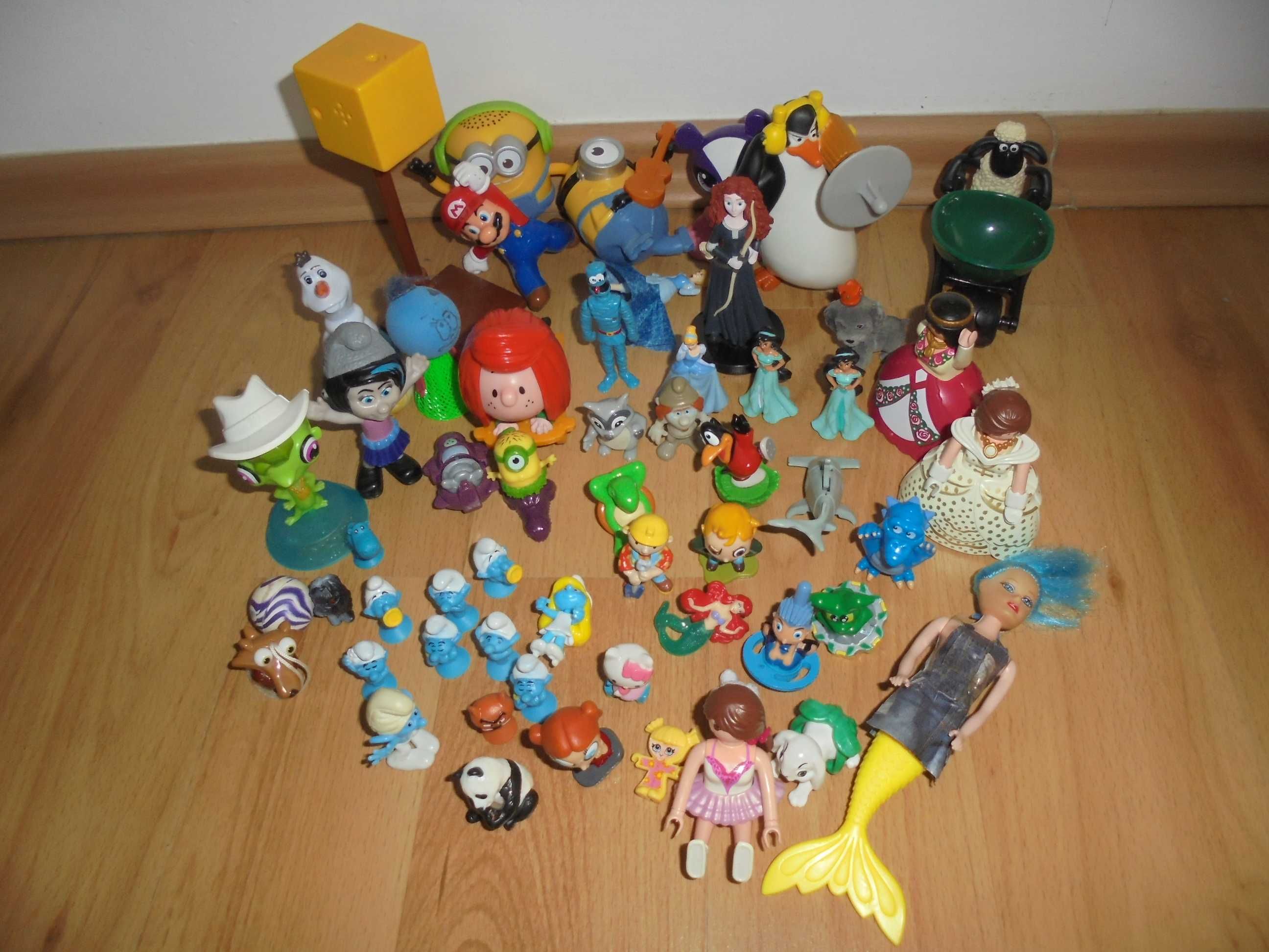 Figurki zabawki Kinder Mc'donald inne - 55 sztuk