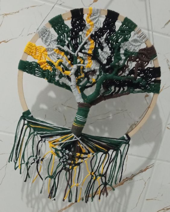 Makramowe Drzewo Życia