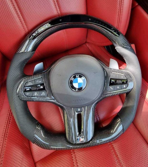 Кермо карбоновый руль Mercedes AMG BMW Audi Porsche Tesla Lexus Honda