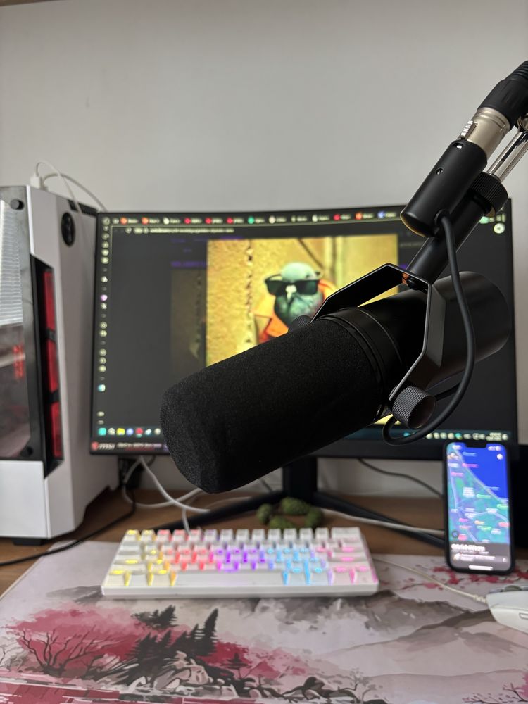 Shure SM7B mikrofon w nowym stanie, paragon