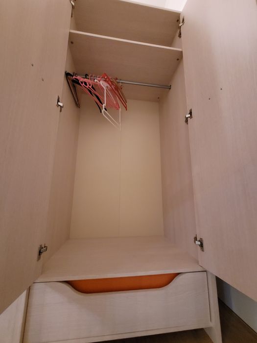 Zestaw mebli dziecięcych RUPI (BRW)– kolor szaro-pomarańczowy