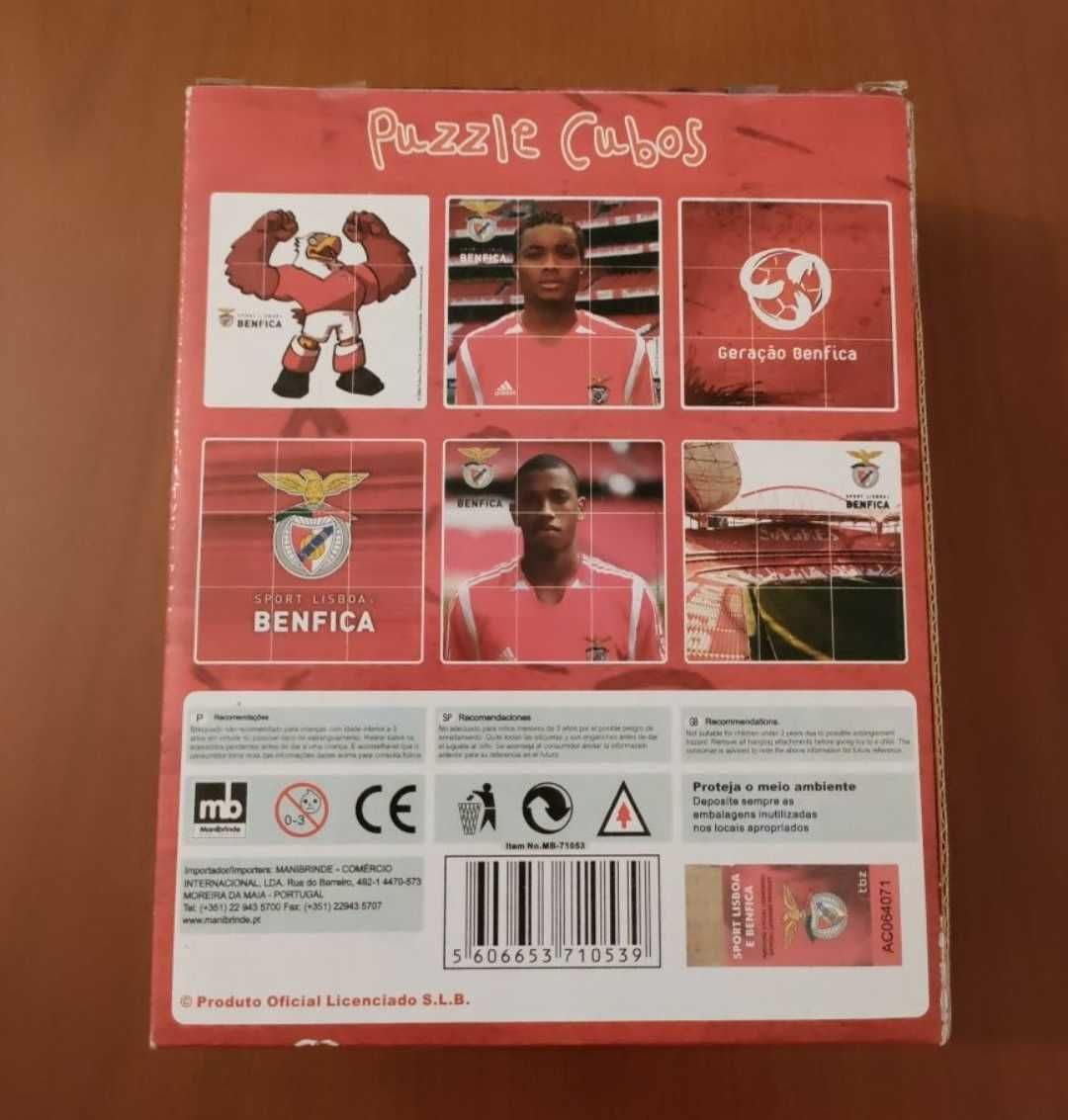 Puzzle Cubos - Sport Lisboa e Benfica - NOVO, SELADO