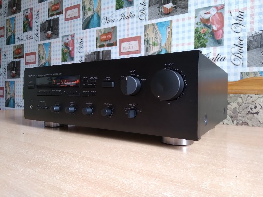 Яркий,стильный,мощный Yamaha RX-550,2×90Вт,АССОРТИМЕНТ,гарантия!